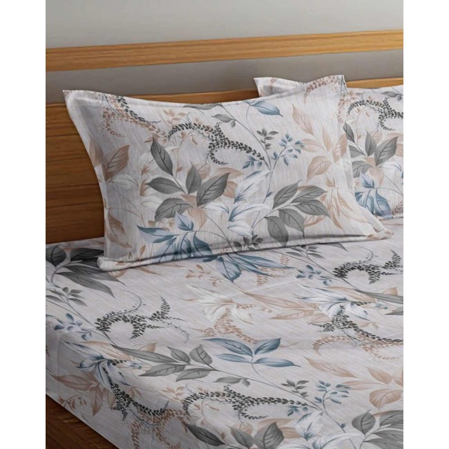 Sale Active Cotton Feel Glace Cotton Printed King Size Double Bed Bedsheet with 2 Pillow Cover Sale Active Cotton Feel Glace Cotton Printed King Size Double Bed Bedsheet with 2 Pillow Cover